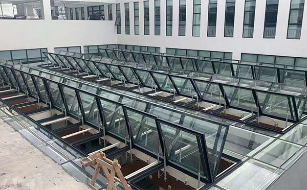 百安科技有限公司近期贵德排烟窗项目案例分享